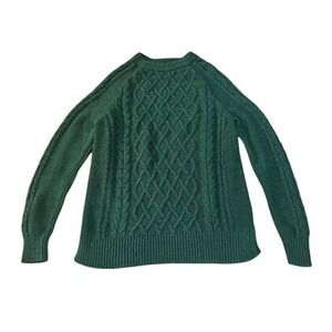Old Navy Cable Knit Sweater Women Green Small